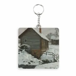 Old Mill MDF Square Keychain