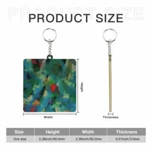 #57-2021 MDF Square Keychain