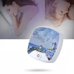 Santorini In Color Sleep Night Light