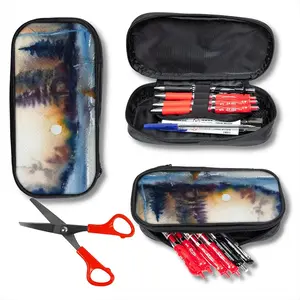 Sunset In The Winter Forest Pencil Case