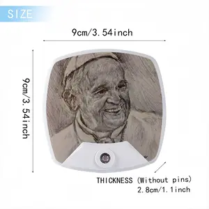 Pope Francis Portrait Sleep Night Light