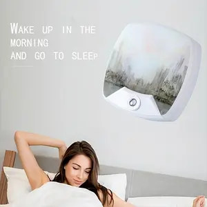 Megacity And Seagull Sleep Night Light