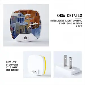 Santorini Houses In Oia Sleep Night Light