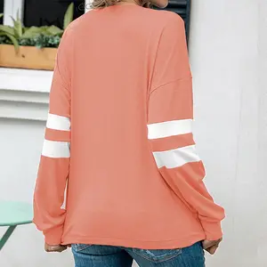 Women Angelic Penguin V-neck Loose Sweatshirt