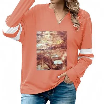 Women Firestorm V-neck Loose Sweatshirt