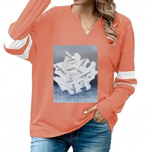 Women Remember V-neck Loose Sweatshirt