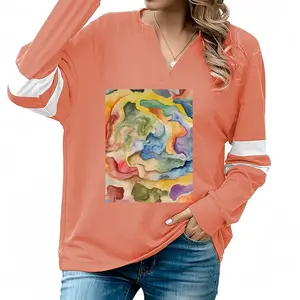 Women Chorus 1 V-neck Loose Sweatshirt