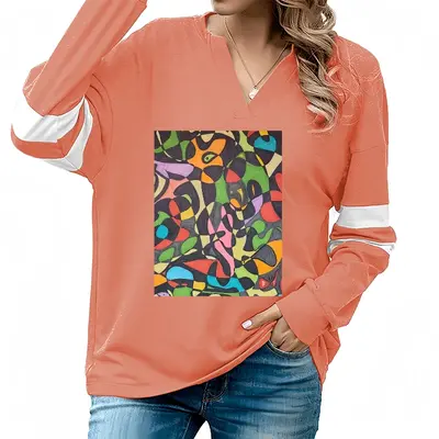 Women Bedlam 5 V-neck Loose Sweatshirt