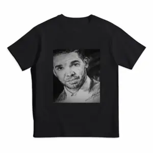 Aubrey Drake Graham Portrait Children's Cotton T-Shirt