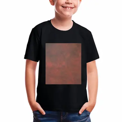 Burnt Red Clouds Children's Cotton T-Shirt