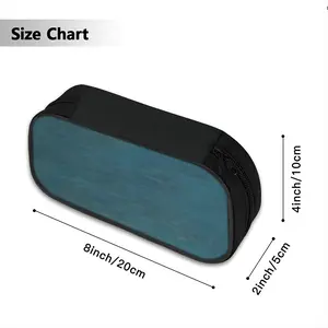 Aqua Blue Pencil Case