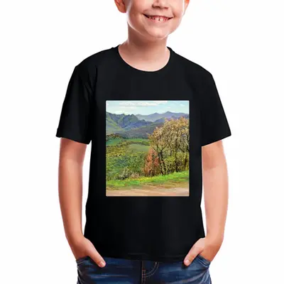 Mountains Landscape Children's Cotton T-Shirt