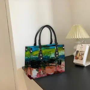 Colored Abstract Tote Bag