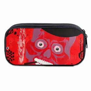 Buenos Dias Amigo - Red Skull Dead Halloween Mexico Muertos Calavera Catrina Pencil Case