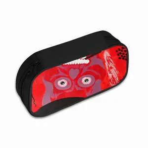 Buenos Dias Amigo - Red Skull Dead Halloween Mexico Muertos Calavera Catrina Pencil Case