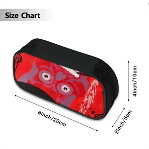 Buenos Dias Amigo - Red Skull Dead Halloween Mexico Muertos Calavera Catrina Pencil Case