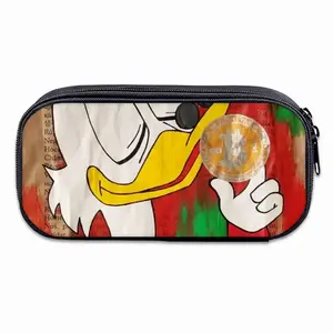 Scrooge Mcduck And Bitcoin Nft Bitcoin Binance Cripto Cripto Art Token Pencil Case