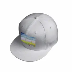 Field In Summer Twilight Flat Hip Hop Hat