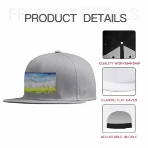 Field In Summer Twilight Flat Hip Hop Hat