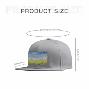 Field In Summer Twilight Flat Hip Hop Hat