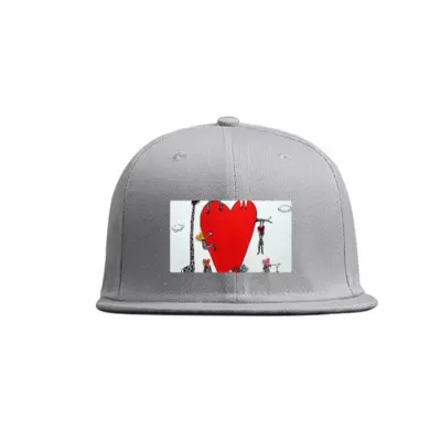 Love Is All Around Flat Hip Hop Hat