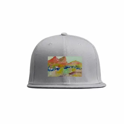 Mountains In The South Of France Flat Hip Hop Hat