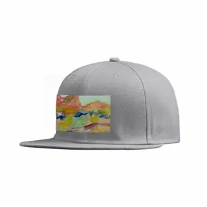 Mountains In The South Of France Flat Hip Hop Hat