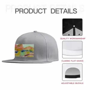 Mountains In The South Of France Flat Hip Hop Hat