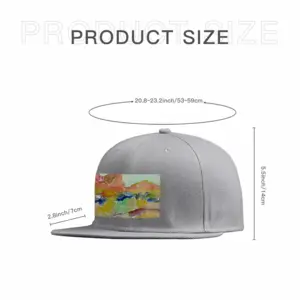 Mountains In The South Of France Flat Hip Hop Hat