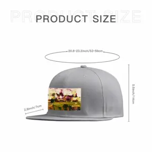 Blooming Cherry Trees Flat Hip Hop Hat