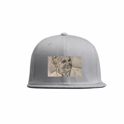 Pope Francis Portrait Flat Hip Hop Hat