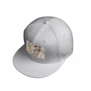 Pope Francis Portrait Flat Hip Hop Hat