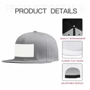 Bloomers White Flat Hip Hop Hat