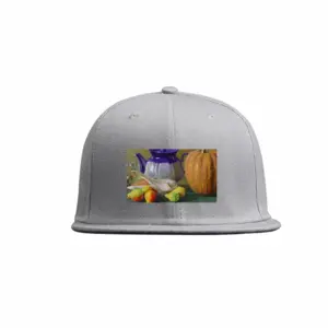 Still Life With Pumpkin Flat Hip Hop Hat