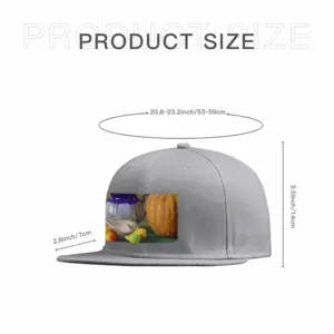 Still Life With Pumpkin Flat Hip Hop Hat