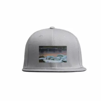 Ice Drift Twilight Flat Hip Hop Hat