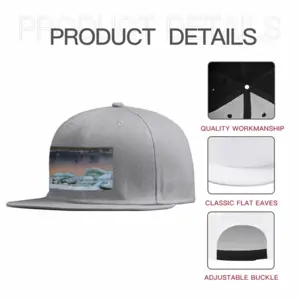 Ice Drift Twilight Flat Hip Hop Hat