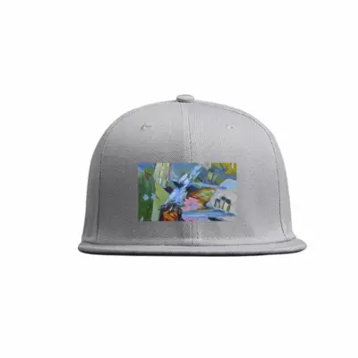 Man Burning Firewood Flat Hip Hop Hat