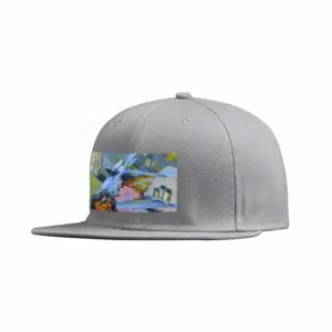 Man Burning Firewood Flat Hip Hop Hat