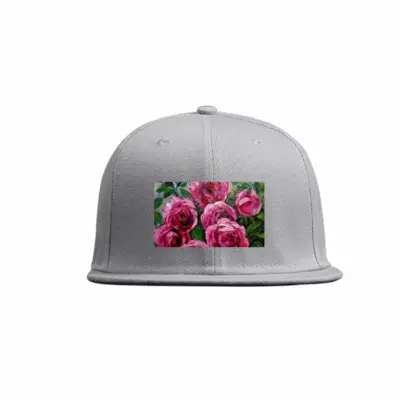 Pink Climbing Roses Flat Hip Hop Hat