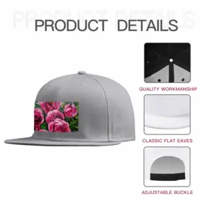 Pink Climbing Roses Flat Hip Hop Hat