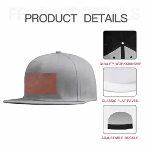 Burnt Red Clouds Flat Hip Hop Hat