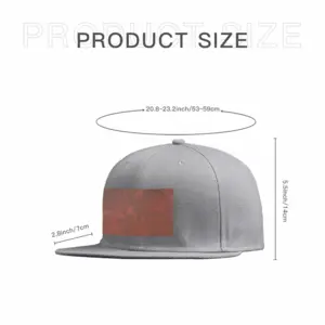 Burnt Red Clouds Flat Hip Hop Hat