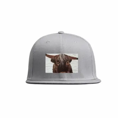 Bull - Red Bull Taurus Animals Buffalo Wild Flat Hip Hop Hat