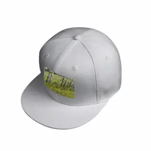 Birch Trees At Sunrise Flat Hip Hop Hat