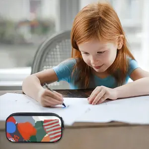 Modern Extra Large Orange Pencil Case