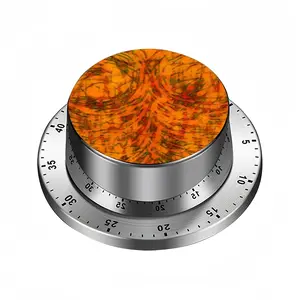 Orange Swirls Spin Timer