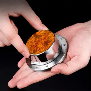 Orange Swirls Spin Timer