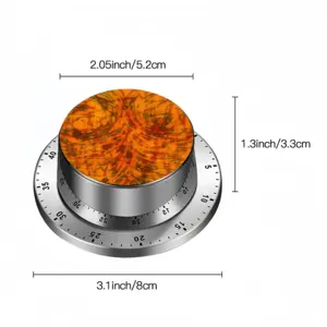 Orange Swirls Spin Timer