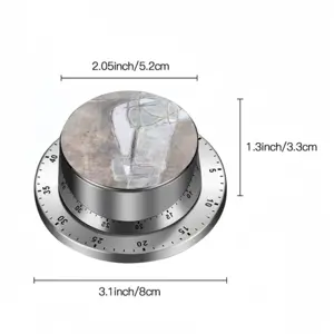 White Shape Spin Timer